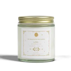 369 Love Manifestation Candle - Self Love Ritual Aromatherapy Candle for Romance and Healing Heart Energy