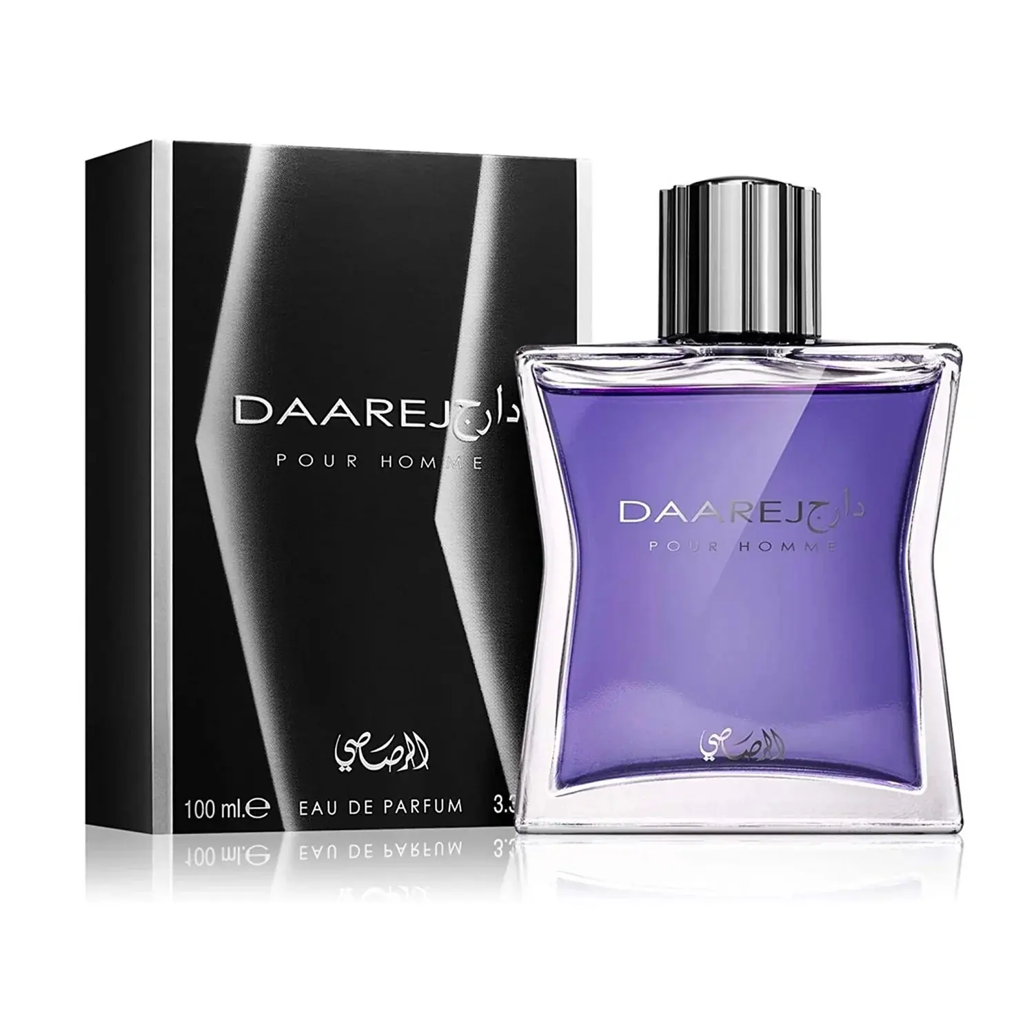 Rasasi | Dareej | Men's Fragrance | 100 ML - 3.4 OZ | Eau De Parfum | Rose - Wood & Amber