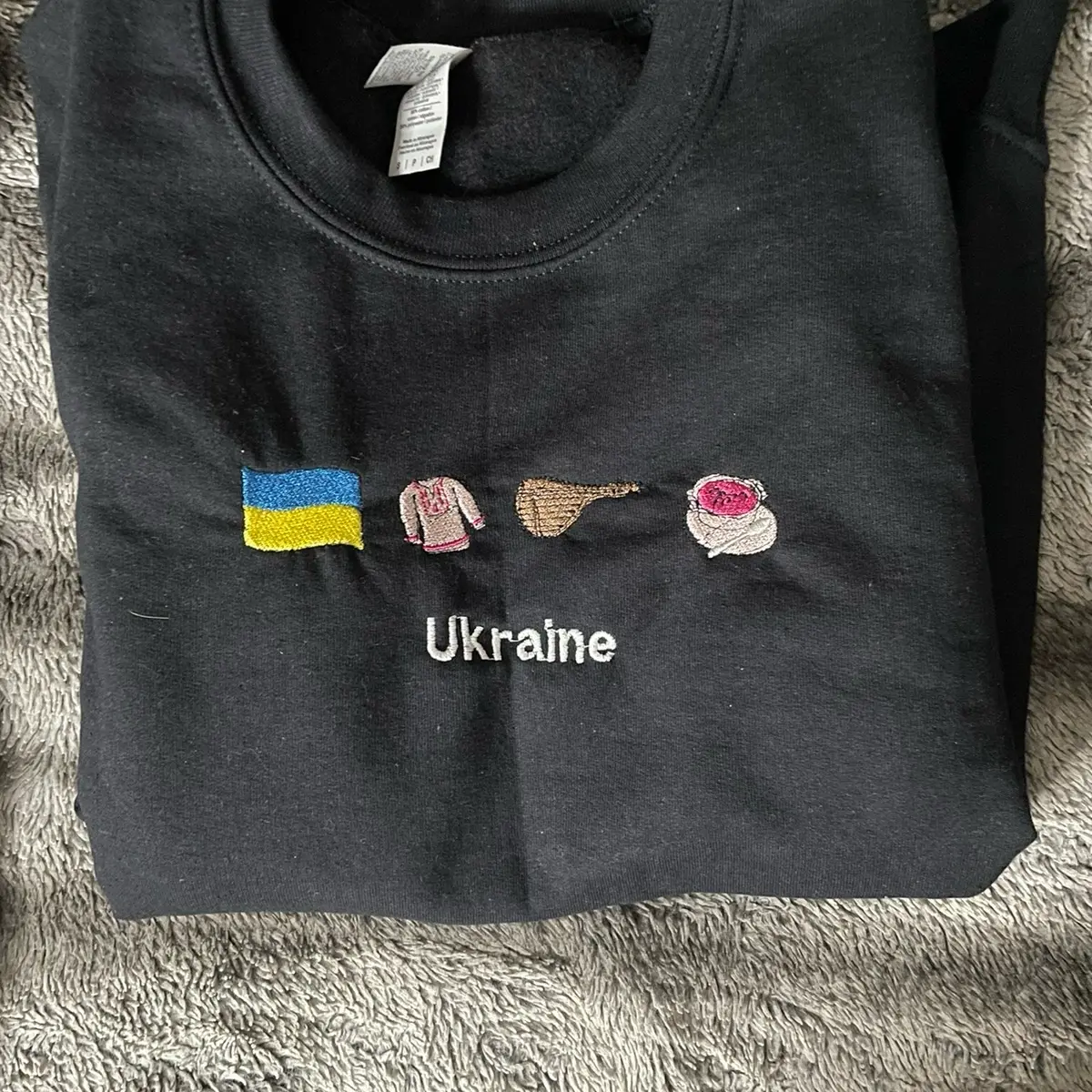 Ukraine embroidered Sweatshirt