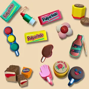 Clicker Fidget - Stress Relief Fidgeting Clickers 3D-Printed Fidgets Inspired by Mexican Snacks Keychains