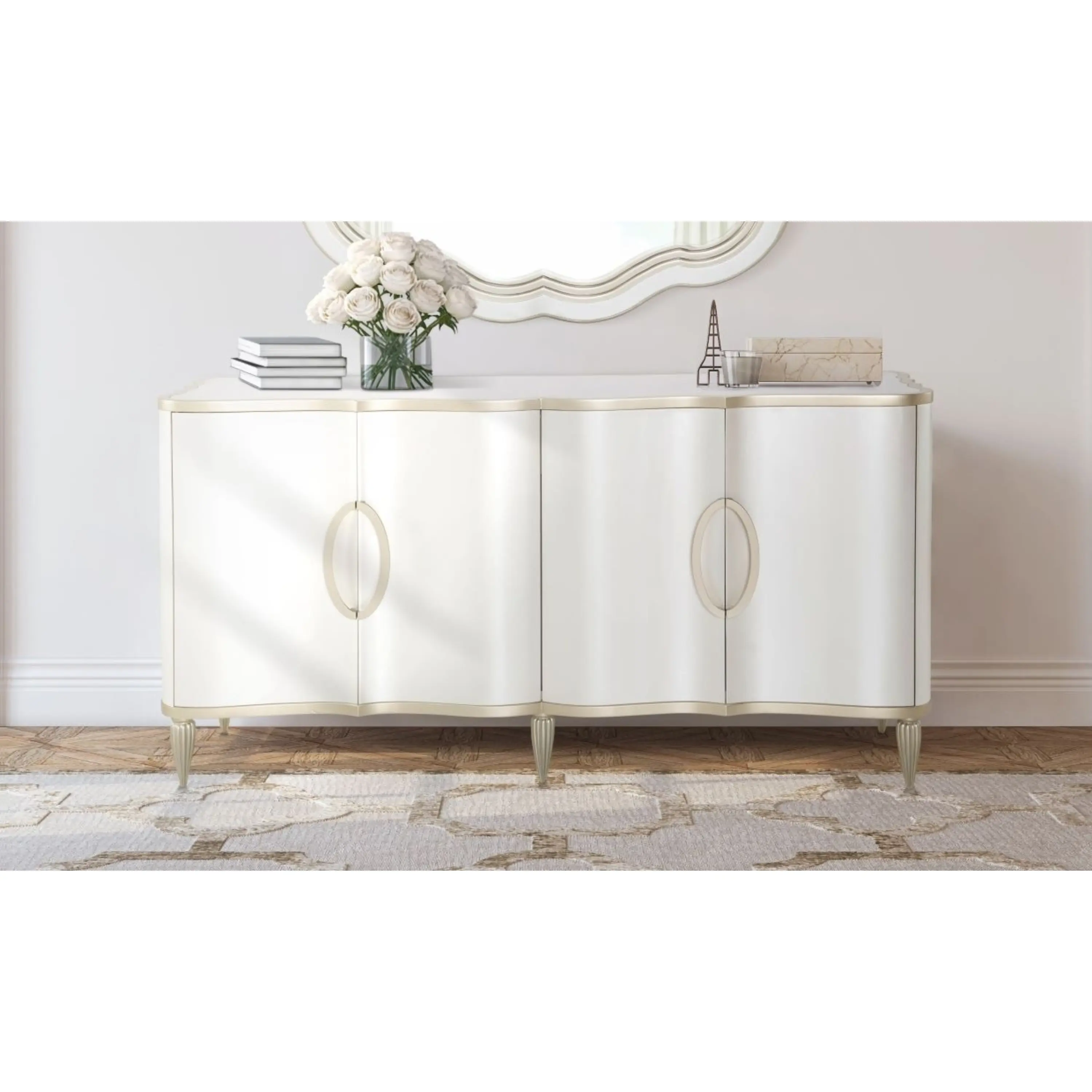Aico Furniture London Place Sideboard - Modern Home Furniture, In-Stock Special Indoor Cupboard & Cabinet