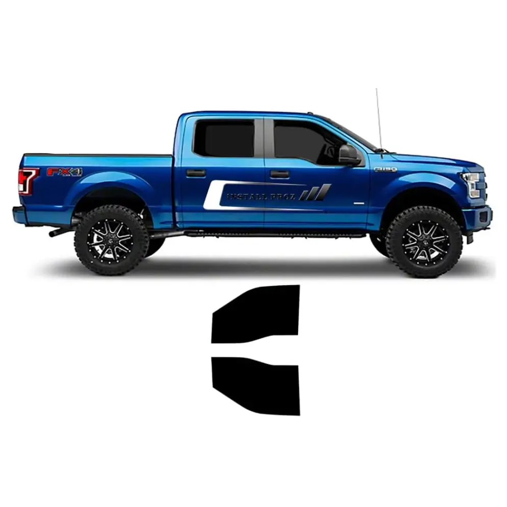 Pre-Cut Tint Kit For Any 4 Door Truck - 2 Front Windows