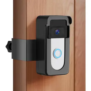 Anti- Doorbell Camera Mount Compatible with Ring  Doorbell 2nd Gen (2020/2024 Release), 1/2/3 Plus/3/4/ Doorbell Plus/Pro, No Drill Camera Door Mount Holder for Houses, Rentals
