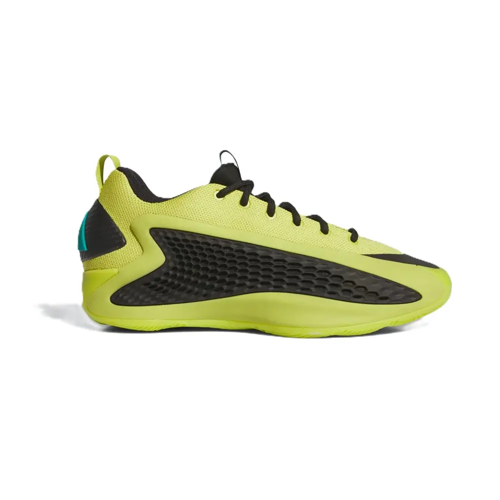 Men's Adidas Anthony Edwards 1 Low Preloved Lime/Black/Pure Teal (JS1778)