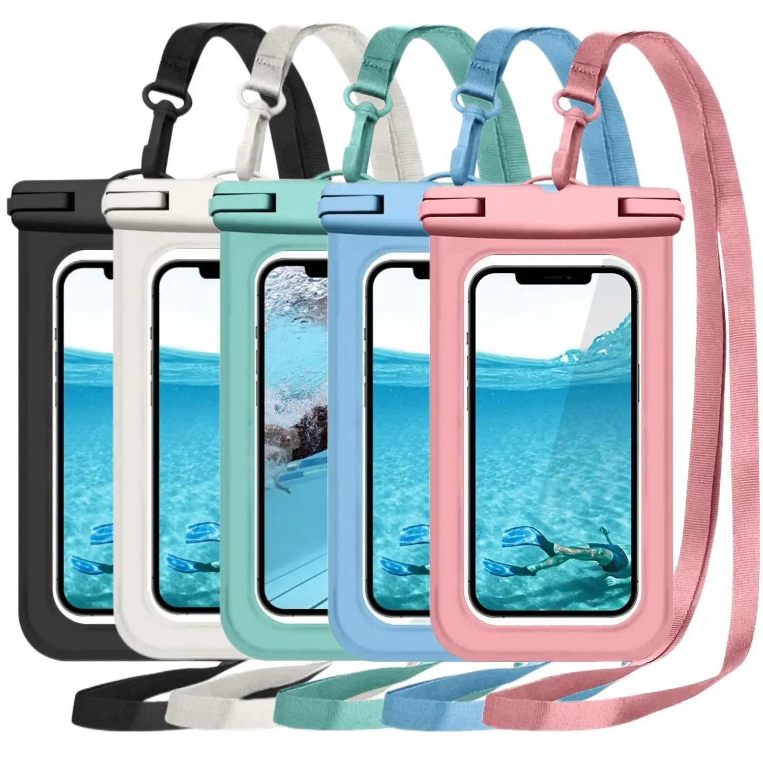 Outdoor Waterproof Phone Bag for Touchscreen Devices, Perfect for Swimming and Beach Activities, Waterproof Phone Pouch