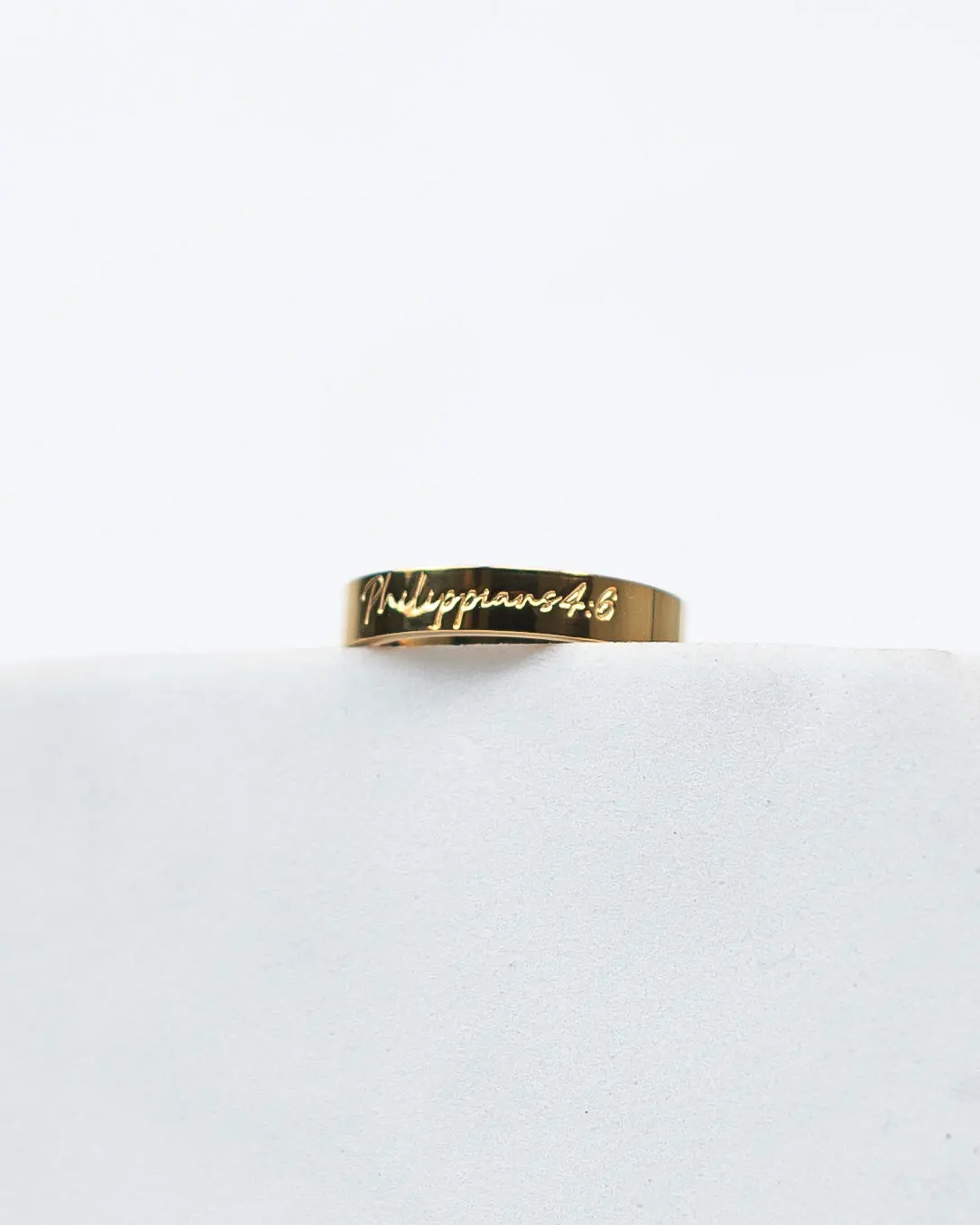 “Philippians 4:6" Mini Ring