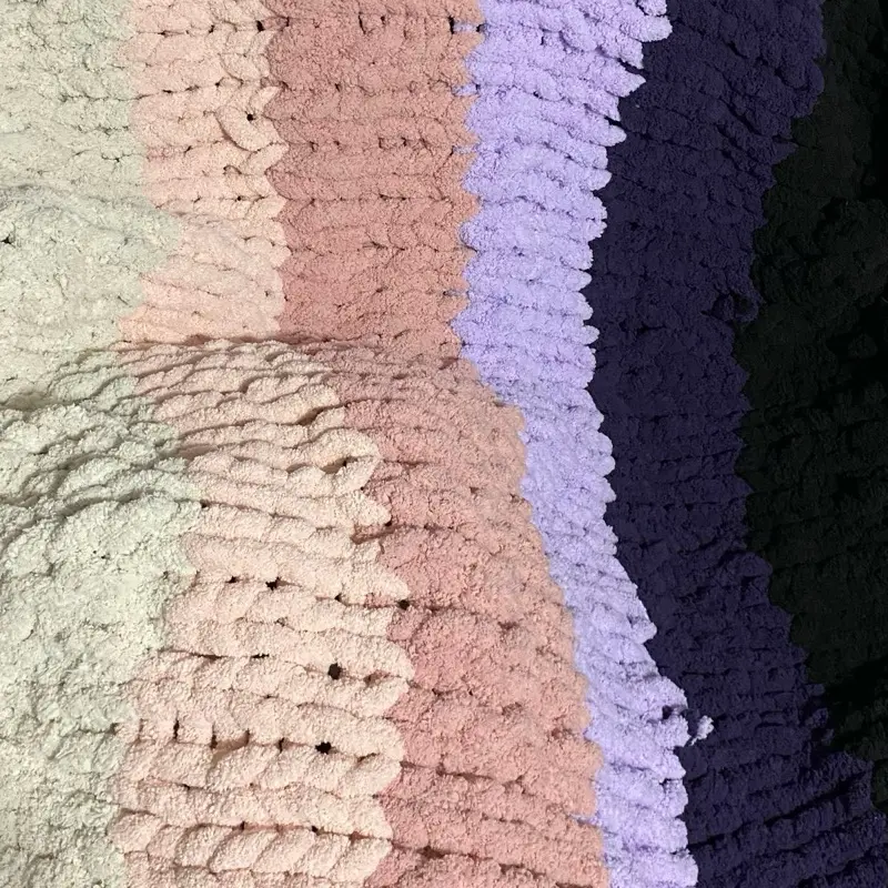 Chunky Blanket Throw - Soft Cozy Plush Blanket for Home Decor and Comfort