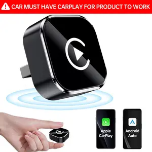 2025 Wireless carplay Adapter for iPhone/Android - Fast Connection,No Latency,Hands-Free Call wireless adapter Electronic Charger carplay dongle