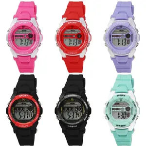 45mm Montres Carlo LED Women Men Fashion Sports Watch Silicone Band Fashion Digital Wristwatch Luxury