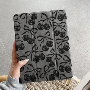 Cherry Pattern Tablet Case, Magnetic Tablet Protective Cover, Tablet Cover Case, Tablet Protector for iPad Pro 11 Inch 2024, 7/8/9th 10.2 Inch