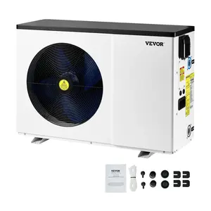 VEVOR Electric Pool Heat Pump, Summervibes,Summervibes, 35830 BTU, Pool Heaters for 6605-13209GAL Above and In Ground Pools, Low Noise, Heating and Cooling Highly Efficient & Energy-Saving Pool Water Heater AC208-230V 60Hz