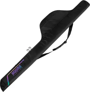 PB4 Fishing Rod and Reel Case, Portable Foldable Nylon Bag, 4.4–5 ft Adjustable, Holds 2–3 Rods and Reels