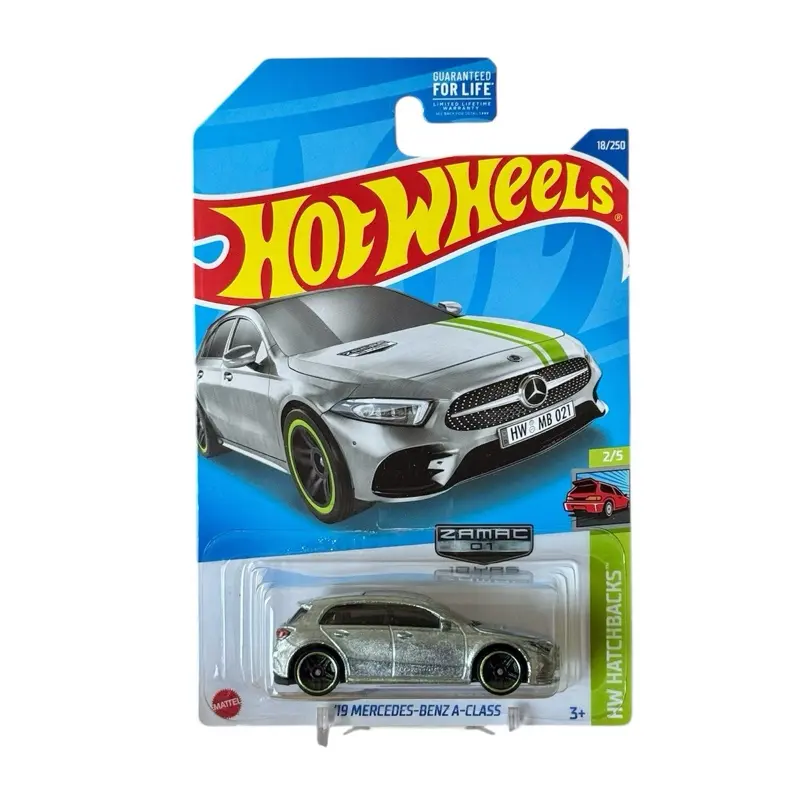 New Hot Wheels 1/64 Scale '19 Mercedes-Benz A Class Zamac Edition Diecast Car, Model Cars, Collectible Hobbyist Toy Replica, Diecast Toy