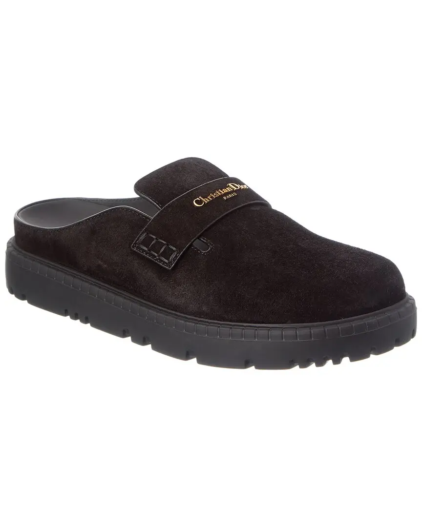 Dior Logo Suede Mule