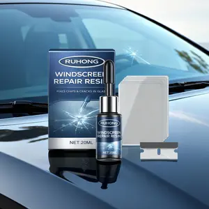 Windshield Crack Chip Repair Kit Nano Glass Fluid Quick Effect Restore Clear View  Automotive Windscreen Tool for Windows Mirrors Glasses All Types