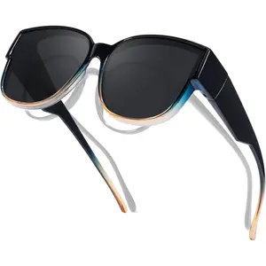 Myiaur Polarized Fit Over Glasses Sunglasses for Women - Trendy Sun Glasses to Go Over Eyeglasses UV400 Protection