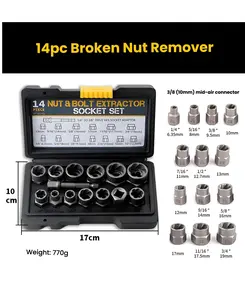 Universal Impact Bolt Remover Kit