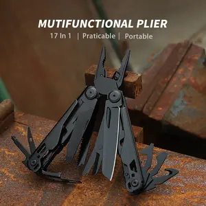 PowerAssist Full-Sized Well-Rounded Daily Use Multi-Tool | One-Handed Assisted Opening | 21 Tools, Black