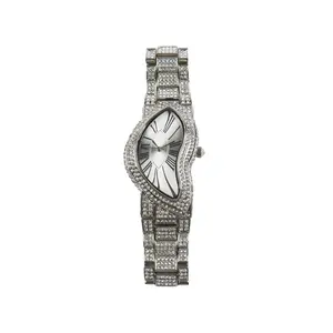 Ziva Silver Crystal Watch