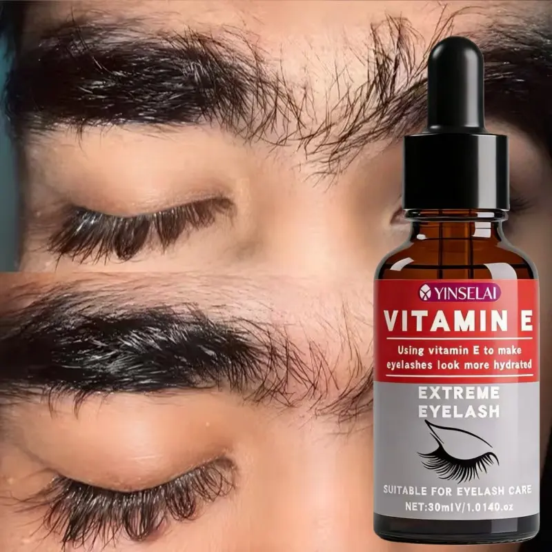 Brow Lash Essence 30ML, Natural Ingredients, Dropper Design, Eye Lash Caring, Nourishes Eyelashes and Brows, Repairs Split Ends, Thickens Hair, Long-Lasting Curl, Thicker Lashes