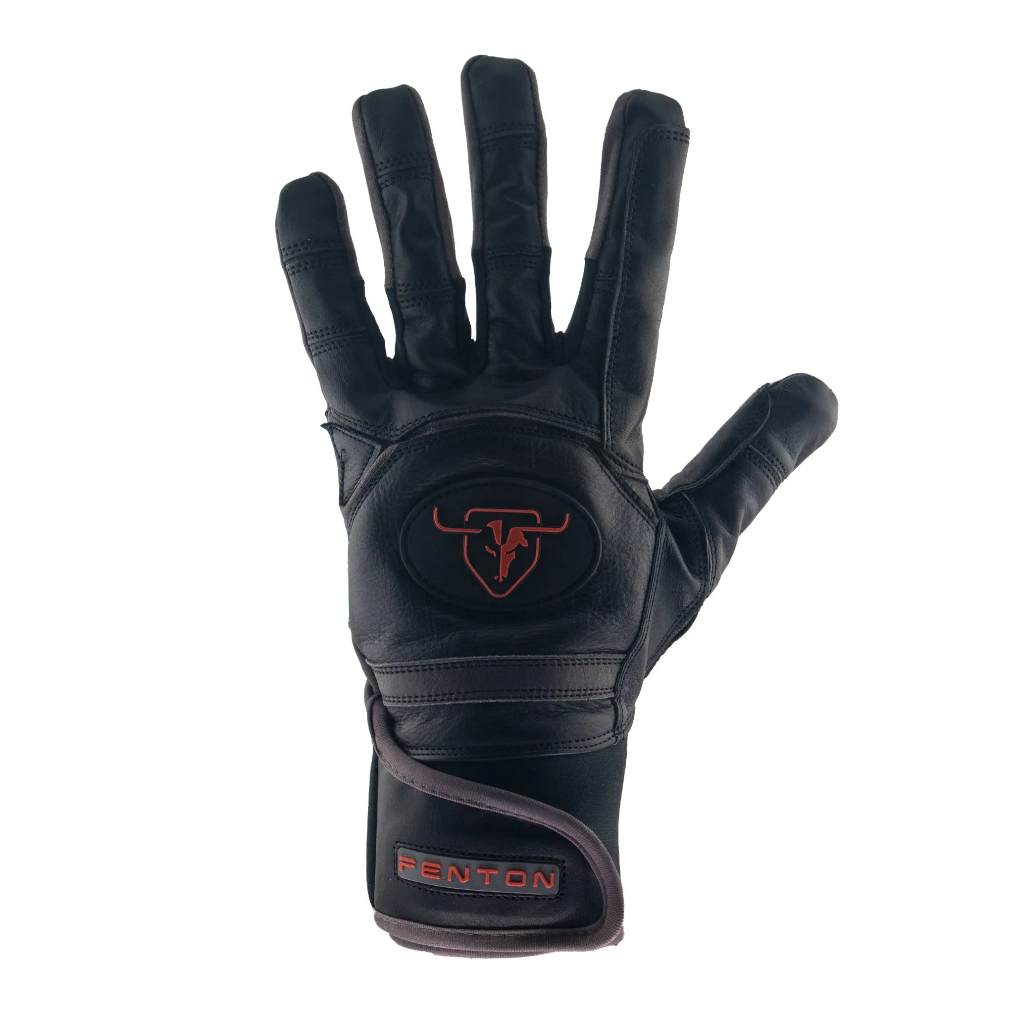 Baseball Shadow Batting Gloves - Full-Hand Leather Sports Equipment with Logo Accent, Snug Fit for Ball Game Athletes