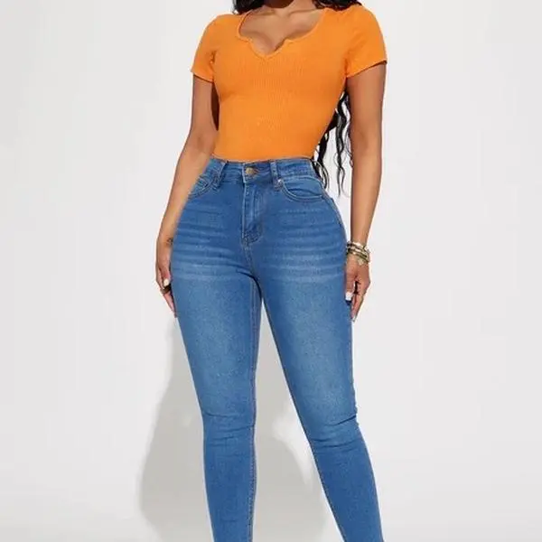 Jeans - Fashion Nova Slim-Fit Denim Pants for Women with Stretch Fabric