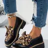 Women's Bowknot Loafers Slip On Flats Casual Fashionable Flats Flat Walking Shoes Spring & Fall 2026 New Style, Casual Trendy Flat PU Leather Shoes, Less Than Ankle Height, PVC Sole