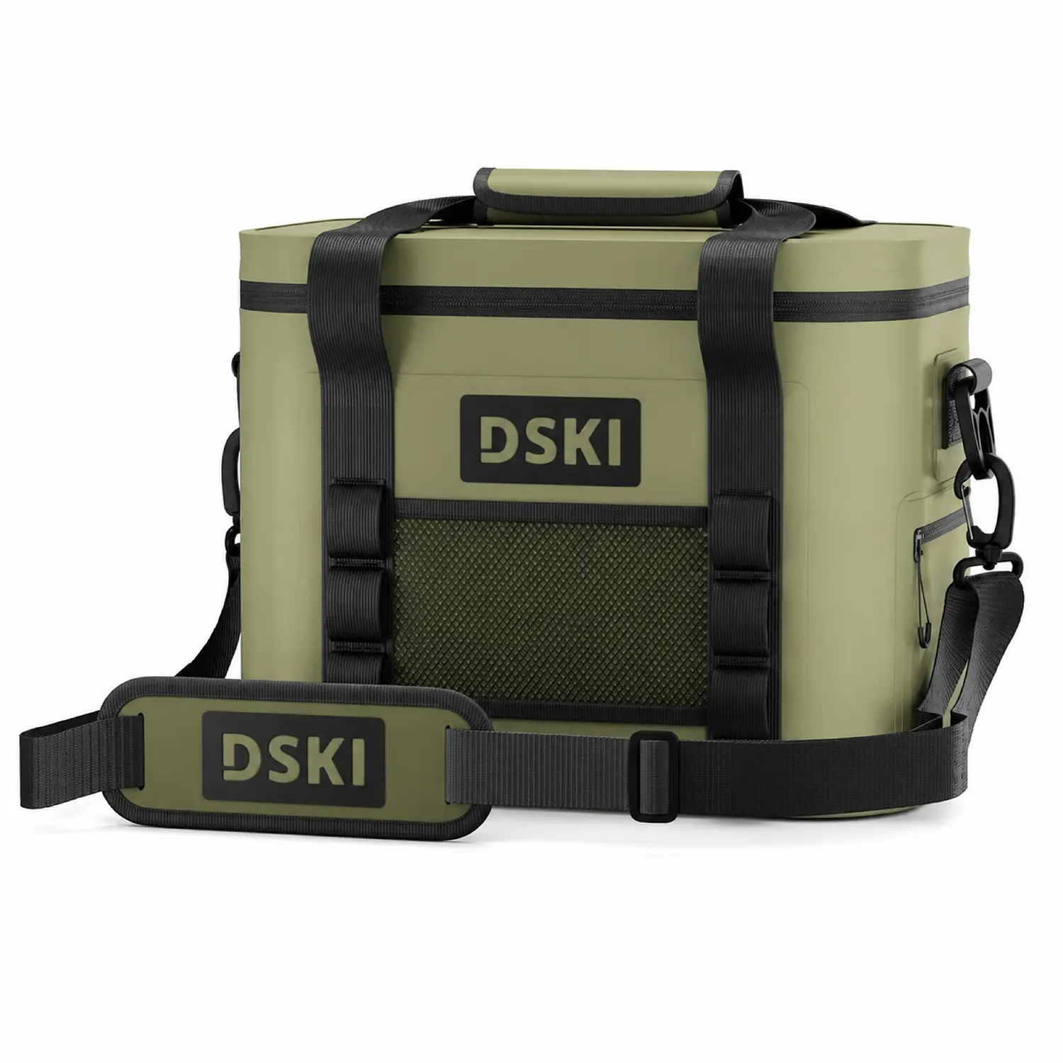 DSKI Men's Insulated Lunch Box Kit, 5-Layer Reinforced Insulated Lunch Bag, Built in Refrigeration Bag Design, 12 Hour Cooling and 8-Hour Constant Warmth, Waterproof and Weatherproof, Thick Insulated Aluminum Lining, Office Camping and Hiking
