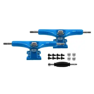 Prodigy Swerve Trucks, 34mm - Aqua Blue Colorway