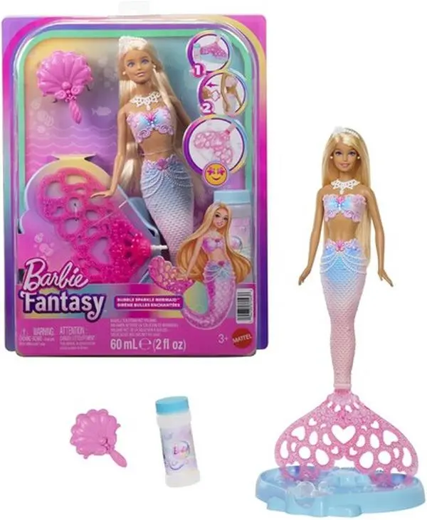Barbie Bubble Sparkle Mermaid Doll  [COLLECTIBLES] Paper Doll
