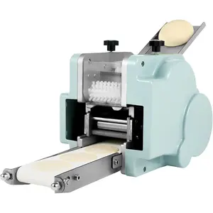 140W Automatic Dumpling Skin Maker 12.6x12x13In 50-60Pcs/Min Imitation Handmade for Wonton Spring Roll Skin Home Noodle Breakfast Shop Kitchen Gadgets