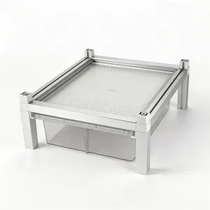 Stackable Reptile Rack Expansion Unit, 13x10x4 Inch Drawer Bin Habitat with Bin and Ventilated Lid, Modular Reptile Rack for Geckos, Snakes and Ground Reptiles – Stackable with 13x10x8 System Terrarium