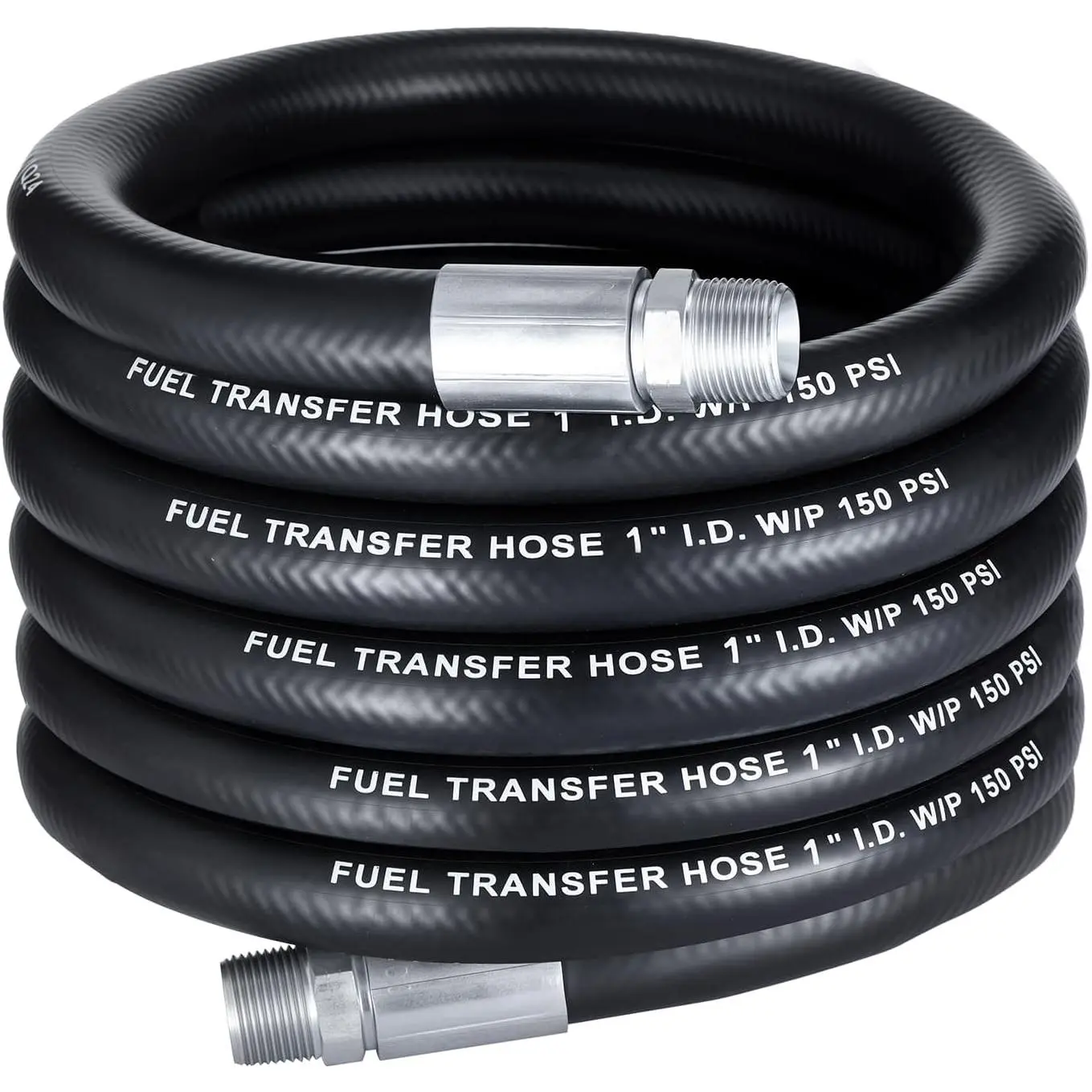 1"  Transfer Hose 20FT,Farm  Hose for Dispensing  Gasoline Kerosene Biodiesel