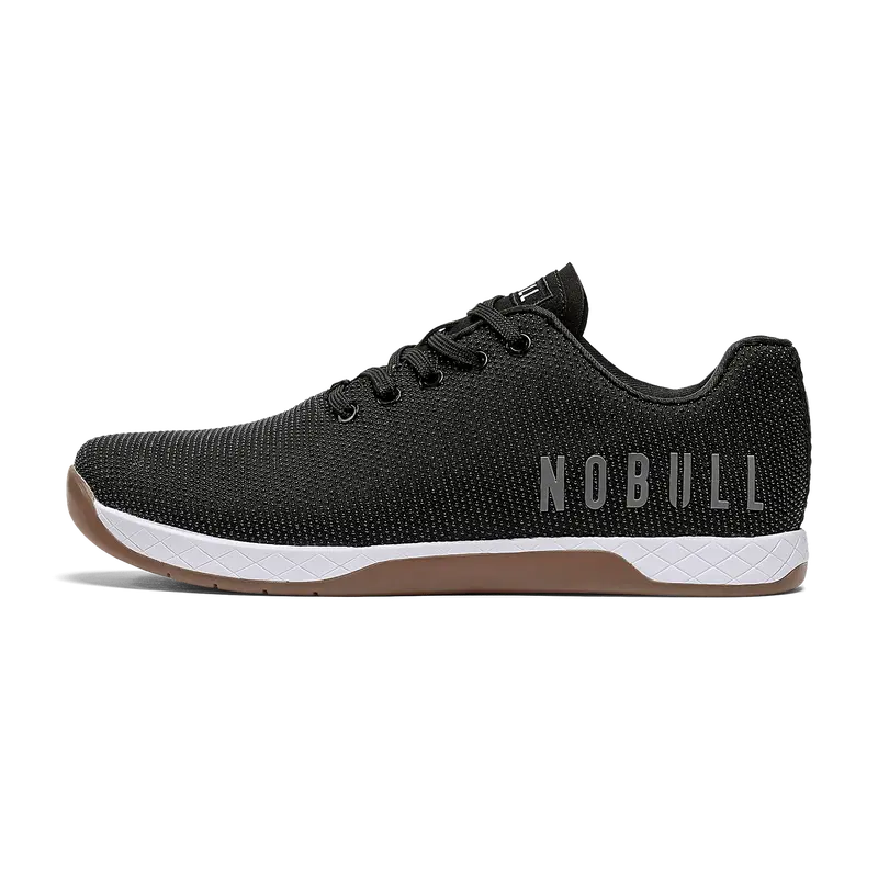 NOBULL Men's Outwork Shoe in Black White Gum - OG Strength Training Shoe, Durable Gym Trainer, Lifting Sneaker