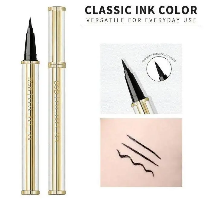 Women’s Waterproof Lambskin Eyeliner Pen – Pen-Like, Smudge-Proof, Long-Lasting, Smooth Thick Tip for Defined, All-Day Looks; Beginner-Friendly Precision Eyeliner, Daily Makeup & Professional Beauty Tool, Waterproof Eyeliner