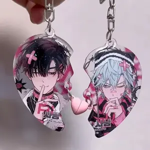 ALIEN STAGE Anime Couple Keychain Alienstage Sua Mizi Ivan Till Luka Hyuna Magnetic Acrylic Pendant Backpack lovers Pendant Gift