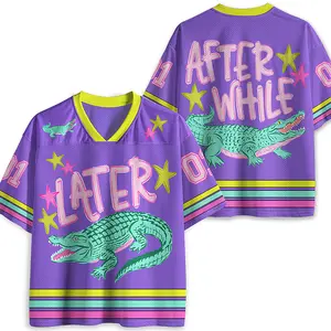Later Gator After While Crocodile Mesh Jersey , Purple