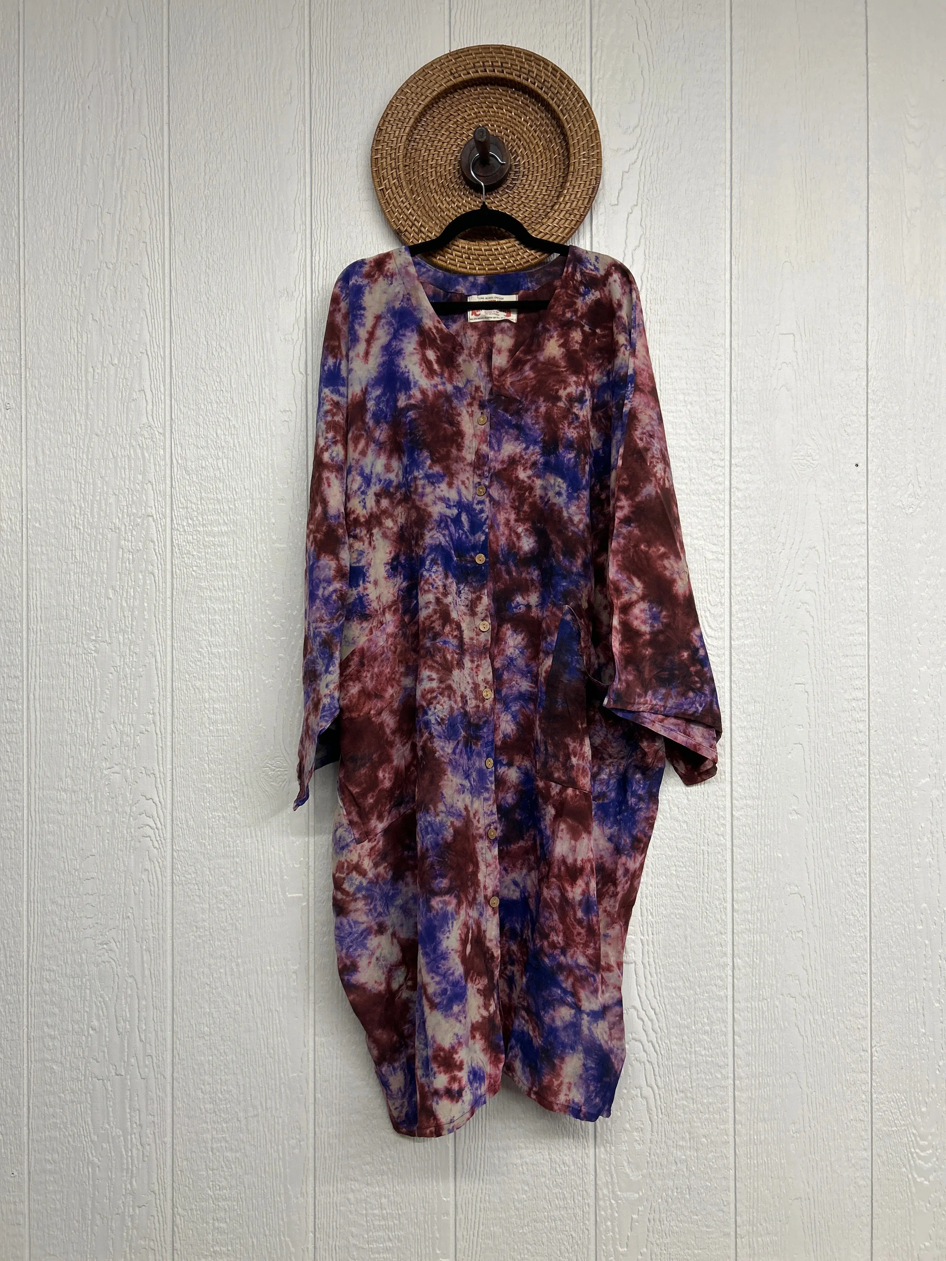 Crepe Sari Gaia Duster Dress 0426 075