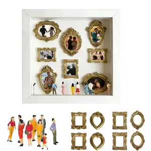 High Quality DIY Mini Memory Photo Frame - Room Decor, Wall Decor, Photography Prop, Miniature House Ornament, Personalized Gift for Parents, Couples