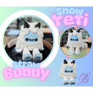SNOW YETI STRAW BUDDYFOR TUMBLER CUPS