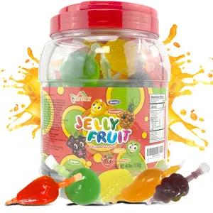 Apexy Jelly Fruit, Tiktok Candy Trend Items, Tik Tok Hit or Miss Challenge, Assorted Fruit Shaped Jelly, Strawberry, Mango, Apple, Pineapple, Grape. 46.9oz (1330g) Snack Sweet Bonbon Sour