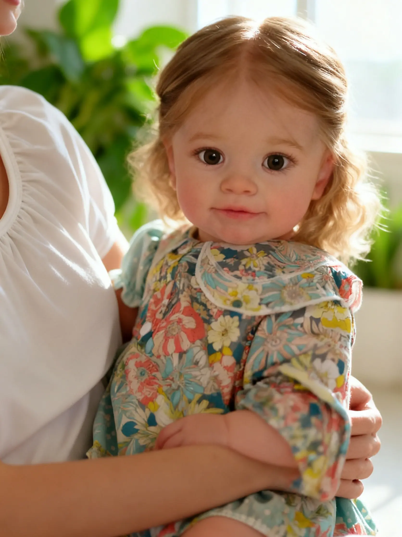 Pippa 26 Inch Realistic Reborn Toddler Girl Doll Princess Girl Soft Vinyl Real Looking Reborn Baby Doll Toy Lifelike Set for Kids Age 3+