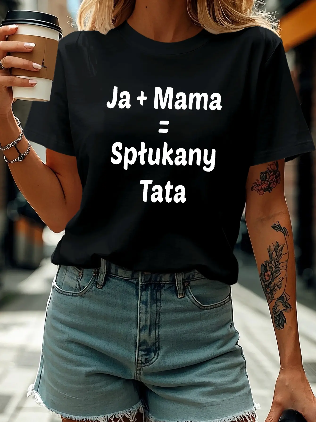 Women's Polish Language _Ja + Mama = Sptukany Tata