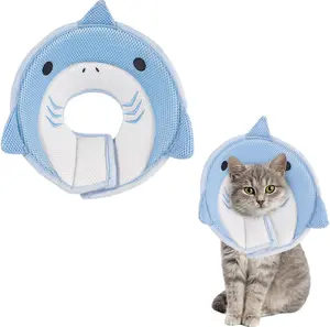 Cat Recovery Collar - Soft, Adjustable, Breathable, Lightweight Cat Cone to Stop Licking - After Surgery