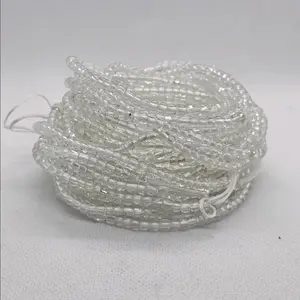 Clear waist beads (tie-on 50 inch