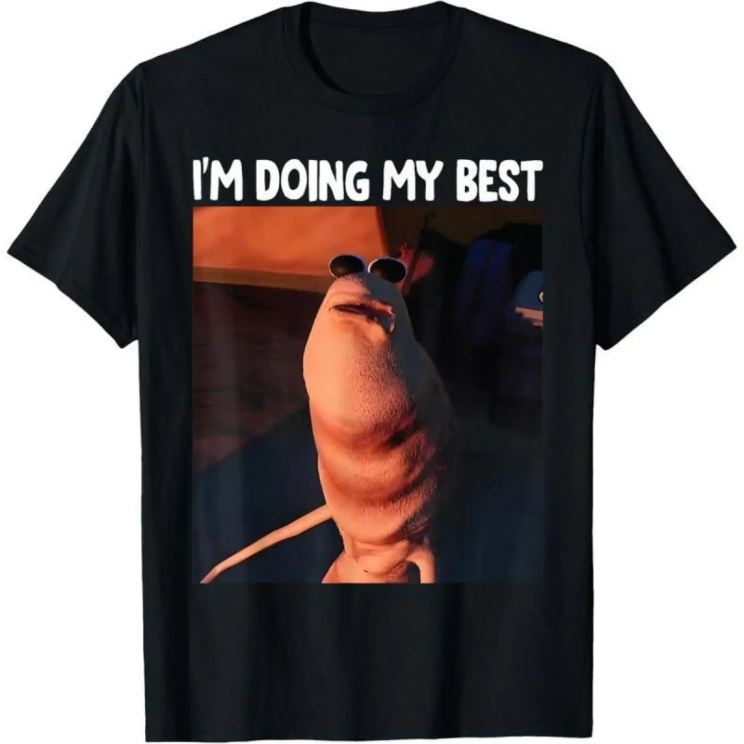 Funny I'm Doing My Best Marcus The Worm Meme T-ShirtFashion Unisex T-shirts S-3XL