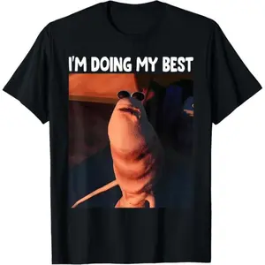 Funny I'm Doing My Best Marcus The Worm Meme T-ShirtFashion Unisex T-shirts M-5XL