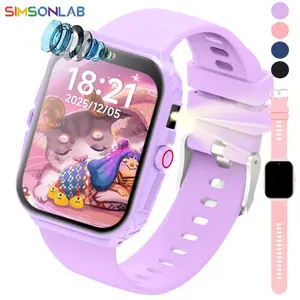 SIMSONLAB Practical Kids' Smart Watch - Low-Power LED Flashlight, Camera, Educational Games, Calculator, Step Tracking, Cute Watch Faces, Perfect Gift, Wristwatch, Casual Watch