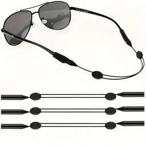Adjustable Sunglasses Holder Strap, 3 Counts/set Anti-slip Eyeglasses Holder Strap, Sports Training Eyeglasses Holder Strap for Outdoor Sports
