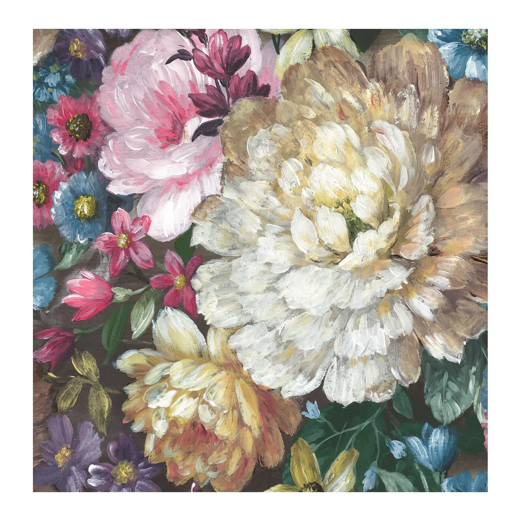 NextWall Blooming Floral Peel and Stick Wallpaper Roll NextWall Blooming Floral Peel and Stick Wallpaper Roll